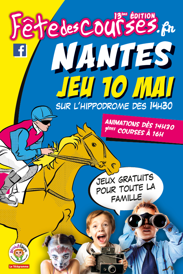 la fête des courses sur l'Hippodrome de Nantes 