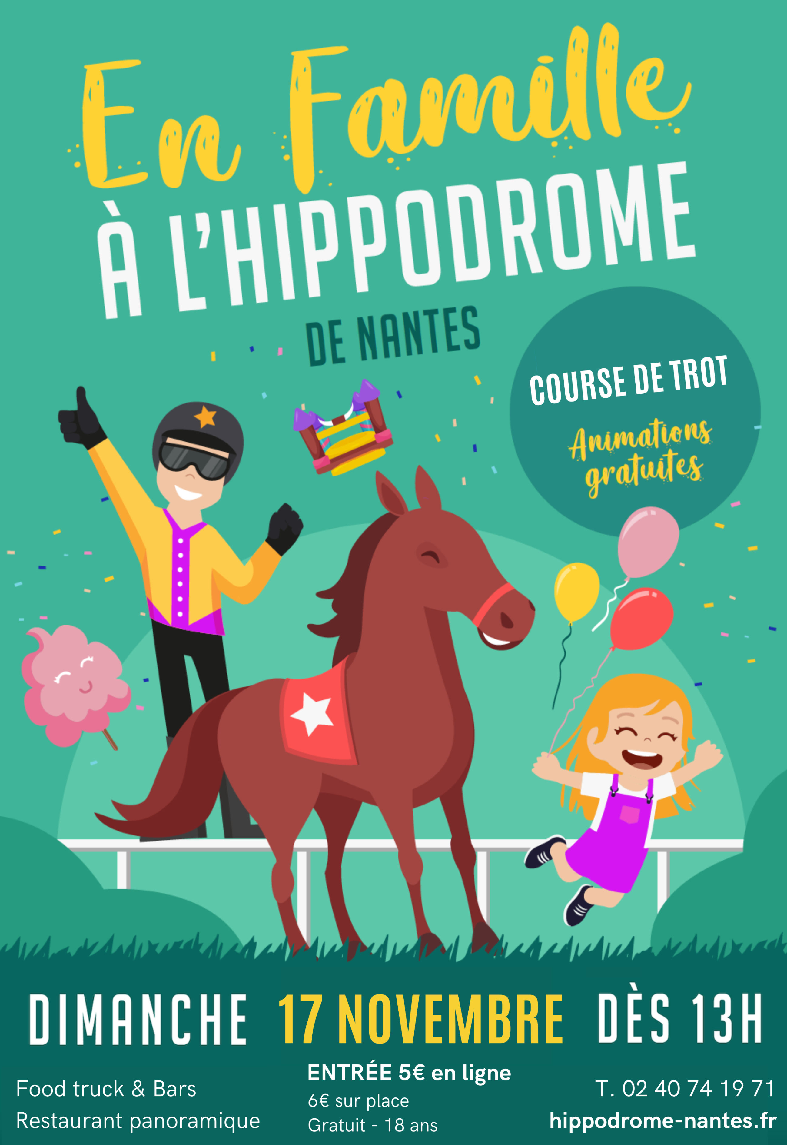 Dimanche en famille à l'hippodrome